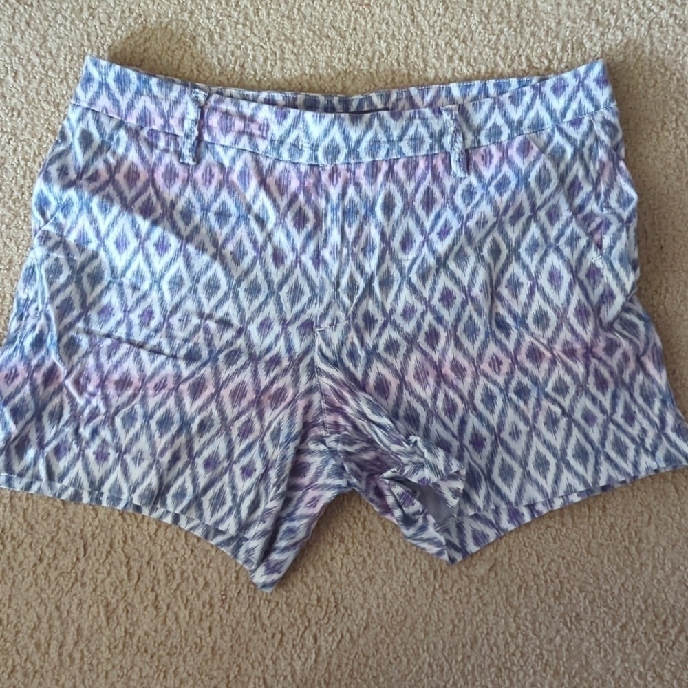 Level 99 Cindie Linen Blend Shorts Size 31